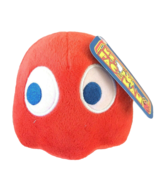 Pac Man Plush Toy 5 inch Red Ghost New with Tag - $290.04 MXN