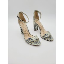 Sam Edelman Women’s Yaro Heels, Blue/Light Gold, 9M US - $572.04 MXN