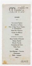 Jean Laumonier Traiteur Pithiviers French Restaurant Menu Card 1938 - $9.90