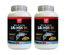 omega-3 heart health - ALASKAN SALMON OIL 2000 - blood pressure 2B 360 - £38.07 GBP
