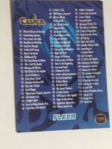Casper Trading Card 1996 #119 Checklist Christina Ricci - £1.54 GBP