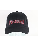 Vintage Streetwear Spell Out Stritch Flex Fit Stretch Fitted Hat Cap Bla... - $19.75