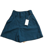 A New Day Teal Size 2 Interesting Pocket Design Shorts W/ Tags - £10.91 GBP