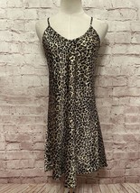 Paul Harris Design Nightgown Slip Women Large NEW Leopard Slinky Chemise... - £30.66 GBP
