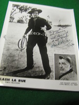 Vintage Western Actor Autograph Picture-LASH LA RUE .........SALE - £27.18 GBP