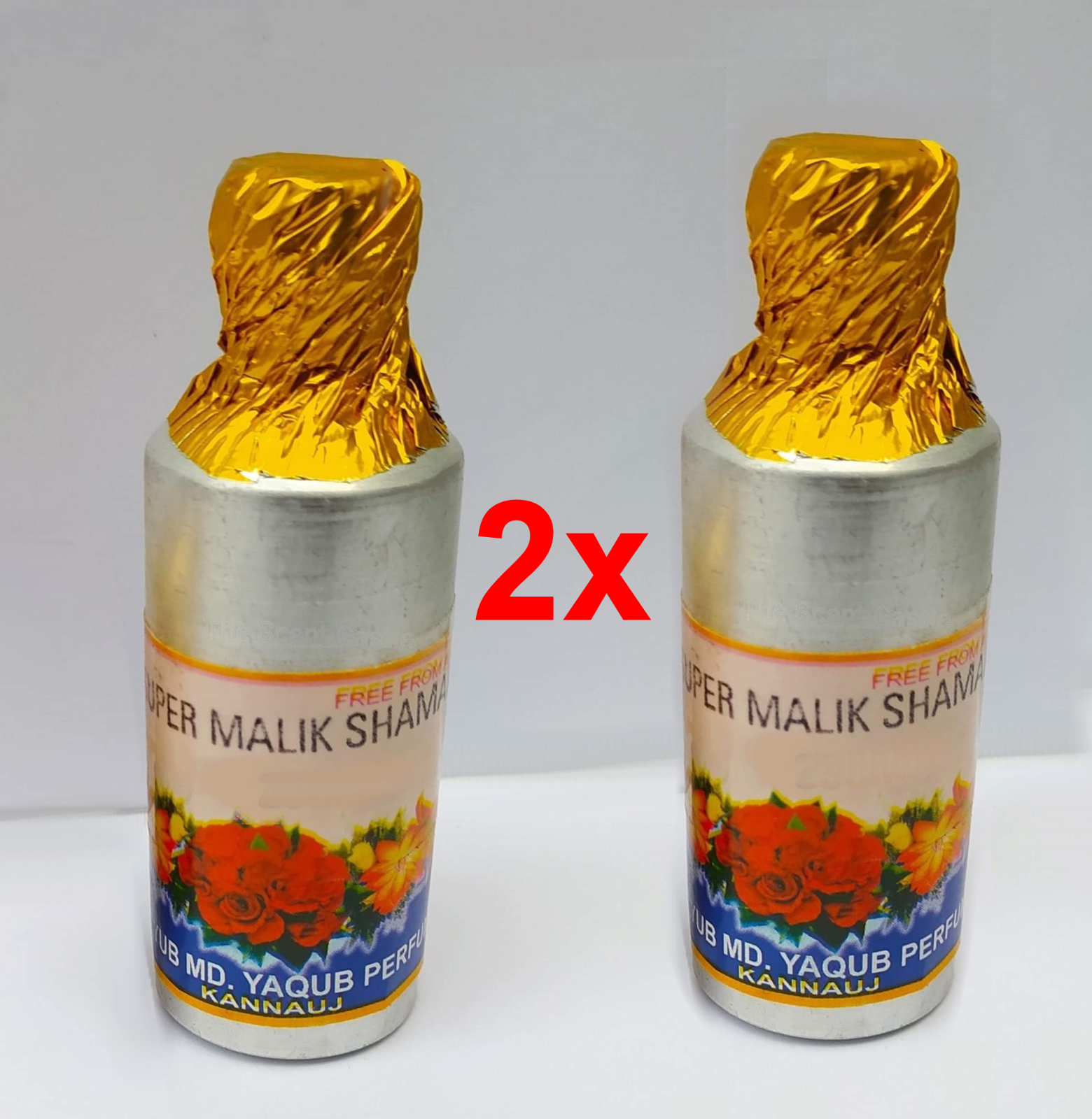 Primary image for 2x 12gr Super Malik Shamama Pure Natural Fragrance Perfume Oil Attar by Kannauj