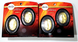 2 Packs Of 2 Febreze Small Spaces Ember Disposable Units Mandarin Amber Lava Air - £26.54 GBP