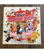 Walt Disney&#39;s Merriest Songs LP 1968 DL-3510 Gulf Oil Vinyl Record - $276.80 MXN