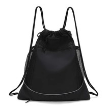 Ack for boys foldable soccer backpack gym bag sackpack sports sack with detachable ball thumb200