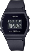 Casio LW204-1B 39mm Black Resin Case Band Women&#39;s Digital Watch - £21.79 GBP
