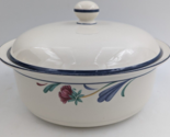 Lenox Poppies on Blue 2 Quart Round Covered Casserole Bowl 9 3/4&quot; - $69.99