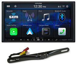 ALPINE iLX-407 7" Car Monitor Carplay Android Auto Receiver HD Radio+Backup Cam - £519.35 GBP
