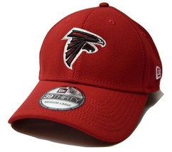 Atlanta Falcons New Era 39THIRTY Primary NFL Logo Red Football Hat - £18.18 GBP