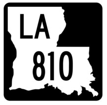 Louisiana State Highway 810 Sticker Decal R6114 Highway Route Sign - £1.14 GBP+