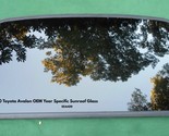 2000 TOYOTA AVALON YEAR SPECIFIC SUNROOF GLASS OEM FACTORY NO ACCIDENT! - £177.05 GBP