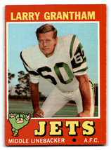 1971 Topps #228 Larry Grantham VG Very Good NY Jets ID:66249 - £2.38 GBP