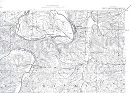 Fletcher Quadrangle Missouri 1937 USGS Topo Map 7.5 Minute Topographic - £18.52 GBP