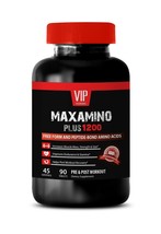Amino acids natural - MAXAMINO PLUS 1200 Stamina booster supplements men 180T 1B - £24.57 GBP