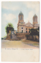 Vtg Postcard-St. John&#39;s Cathedral-Antiqua, West Indies-Leeward Island&#39;s-DB-CAR1 - £9.75 GBP