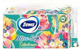 ZEWA Ultra Soft Toilet paper FLOWER DREAM  4-ply/8 rolls Scented toilet ... - $27.71