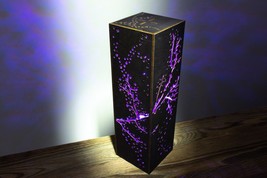 Asian Futuristic Cherry Blossom Lamp | Japanese Style Sakura Sci-fi Leaves Lamp - £31.80 GBP