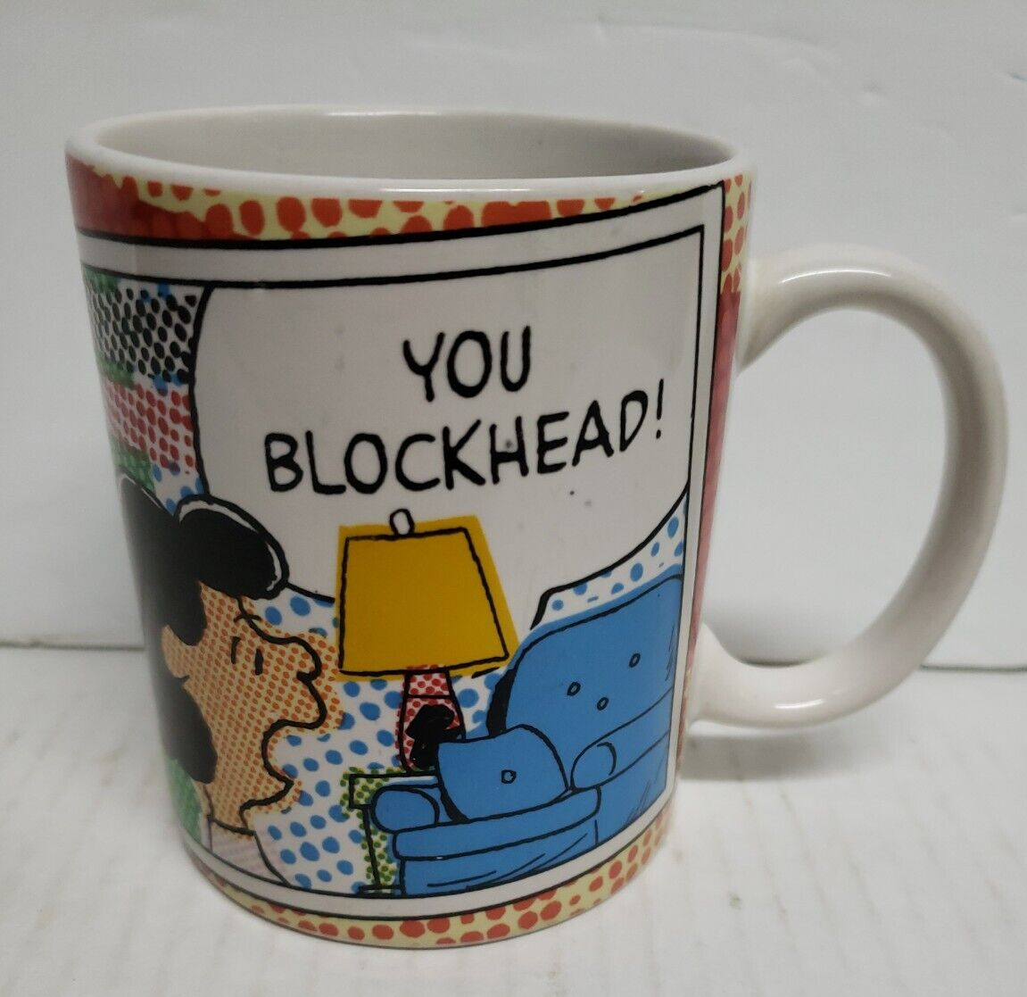 peanuts Lucy you blockhead by Gibson mug - $6.81