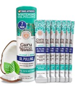 GuruNanda Coconut Oil Pulling Travel Sachets Fresh Breath &amp; Whitening 7 ... - $27.34 CAD