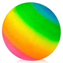 ArtCreativity Rainbow Playground Ball for Kids, Bouncy 16 Inch Rubber Ki... - $31.32