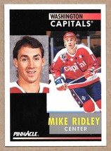 1991-92 Pinnacle #94 Mike Ridley Washington Capitals - £1.56 GBP