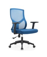 LeisureMod Ergonomic Office Chair - Adjustable Height &amp; Armrests, Uphols... - $3,043.31 MXN