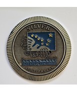 Alaska Silver Anniversary Statehood Pewter Medal Type Coaster 1984 - $9.95