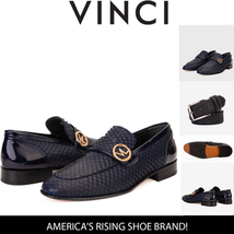 The Monarch Navy Blue Leather Men Dress Shoe image 13