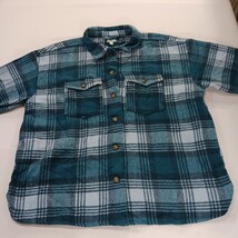 Dip RN#29360 Women's Green Flannel Plaid Button Up Fleece Shirt Jacket Size 2X image 10
