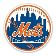 New York Mets Round Decal / Sticker Die cut - $3.46+