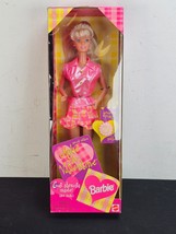 Make a Valentine Barbie Doll Vintage 1998 #20339 Cool Stencils &amp; Groovy Ring NEW - £11.44 GBP