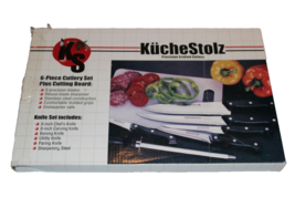 New Sealed Kuchenstolz 6 Piece Precision Cutlery Set Plus Cutting Board - £7.19 GBP