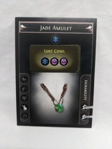 *Punched* Path Of Exile Exilecon Jade Amulet Lost Cowl Rare Trading Card - £38.93 GBP