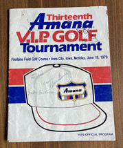 Thirteenth Amana VIP Golf Tournament  1979 Official Program Autographed - £78.63 GBP