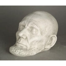 Abraham Lincoln Face Life Death Mask Replica Reproduction - $147.51