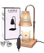 Candle Warmer Lamp with Timer(2H/4H/8H),Adjustable Height&amp;Brightness Can... - £15.21 GBP