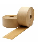 Reinforced Tapes Water Activated Gummed Paper Tape 3&quot; x 500&#39; 6 Rolls - £83.28 GBP