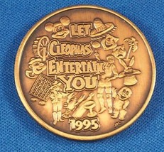 Vintage Krewe of Cleophas Bronze Doubloon Thibodaux Louisiana 1995 - $30.38