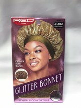 RED BY KISS COMFY SOFT BAND GLITTER BONNET # HQ04 GOLD PEARL - $3.99