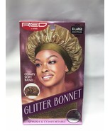 RED BY KISS COMFY SOFT BAND GLITTER BONNET # HQ04 GOLD PEARL - $5.48 CAD