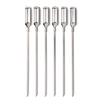 Good Grips Grilling Tools, Stainless Steel Grilling Skewers - Set Of 6 - £19.17 GBP