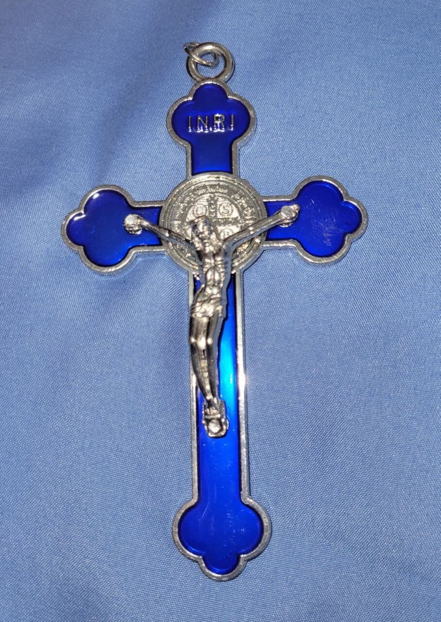 5 inch Blue Cross - $13.00