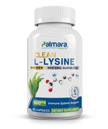 Clean L-Lysine 600mg, 120 Capsules - $26.29 CAD