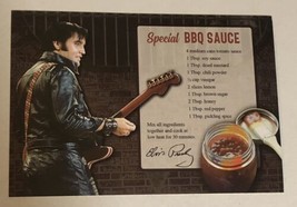 Elvis Presley Postcard Elvis Special BBQ Sauce Recipe - £2.78 GBP