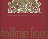 Hofbrau Haus Menu Covington Kentucky 1970&#39;s - $57.42