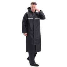 Adult Raincoat Long Windbreaker Reflective Waterproof Poncho Ox Rain Coat Women  - £126.16 GBP